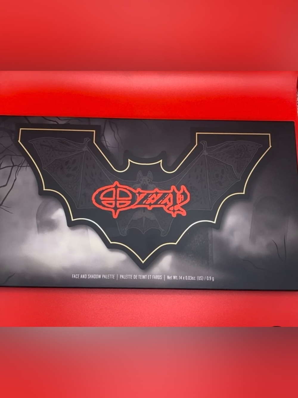 Rare and New Ozzy Osbourne Bat make up palette!